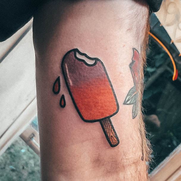 Stellar Body Art Tattoo For Girls Popsicle