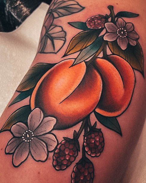 Stellar Body Art Tattoo For Girls Raspberry