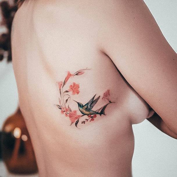 Stellar Body Art Tattoo For Girls Side