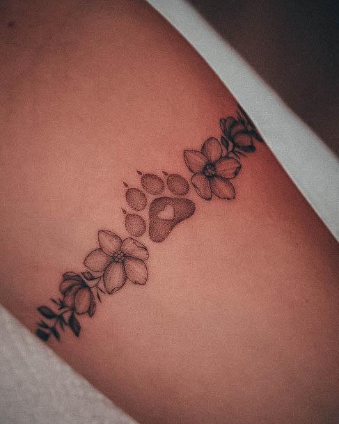 Stellar Body Art Tattoo For Girls Simple Flower