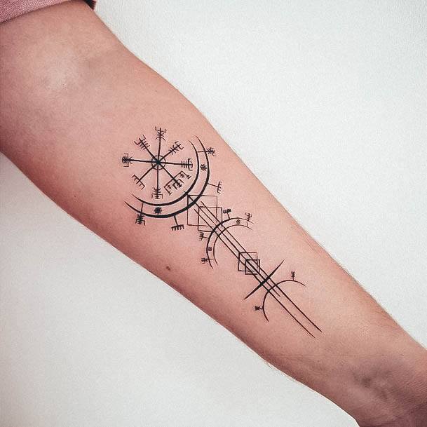 Stellar Body Art Tattoo For Girls Viking