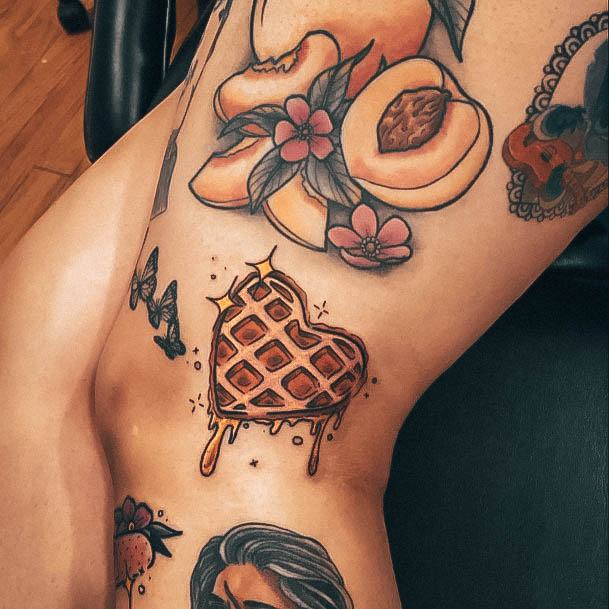 Stellar Body Art Tattoo For Girls Waffle