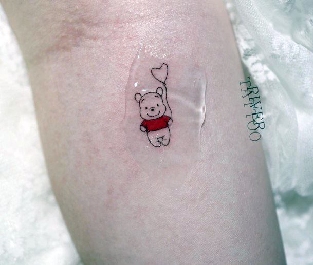 Stellar Body Art Tattoo For Girls Winnie The Pooh