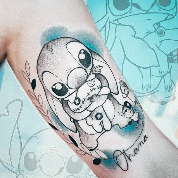 Stitch Female Tattoo Designs