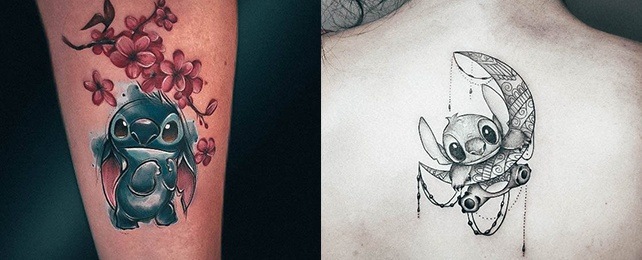 disney stitch tattoo designs
