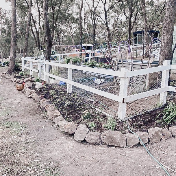 Stone Rock Raised Garden Bed Construction Ideas