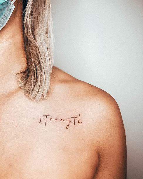 Strength Womens Tattoos