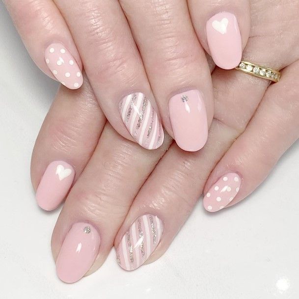 Striped Womens Nail Designs