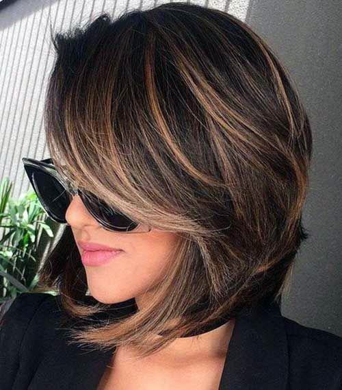 Stunning And Hottest Textured Dark Brown And Caramel Womens Hairstyle