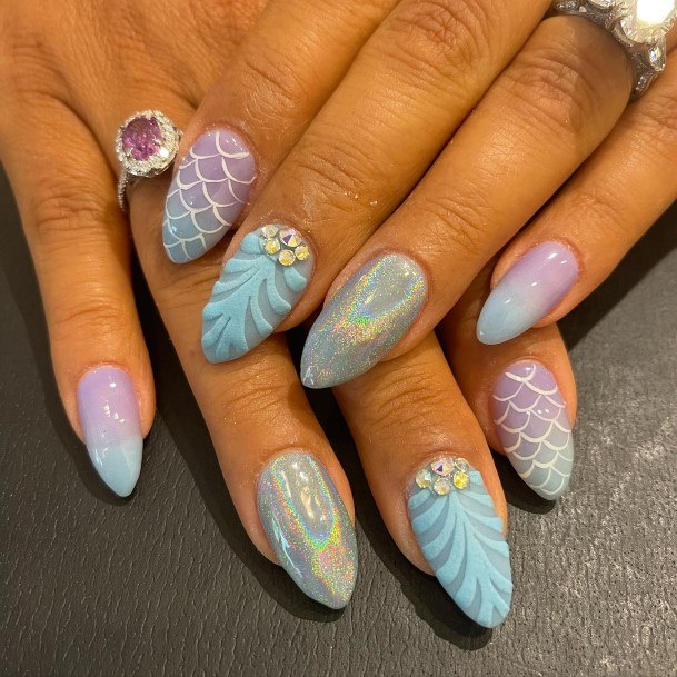 Stunning Beach Nail On Lady