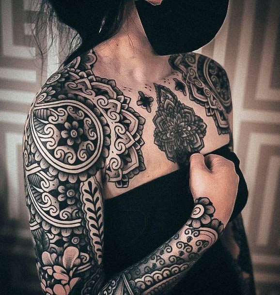 Stunning Best Tattoo On Lady