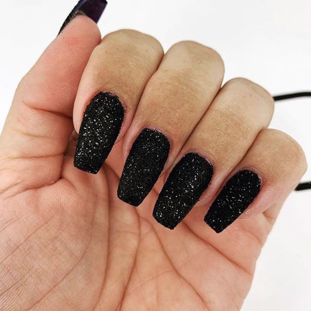 Stunning Black Sugar Nails Wowen