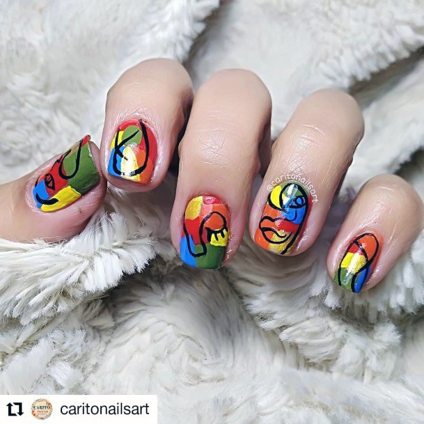 Stunning Colorful May Nail Inspiration Trippy Design Art Ideas For Women