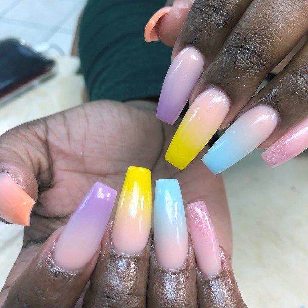 Stunning Colorful Ombre Nail Inspiration For Ladies