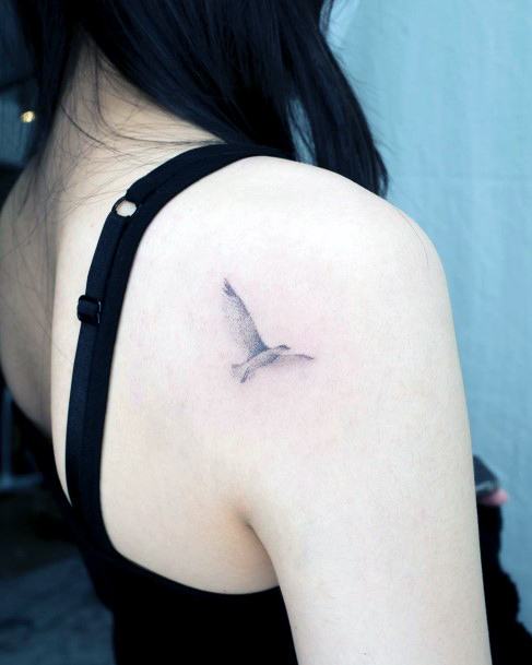 Stunning Cool Little Tattoo On Lady