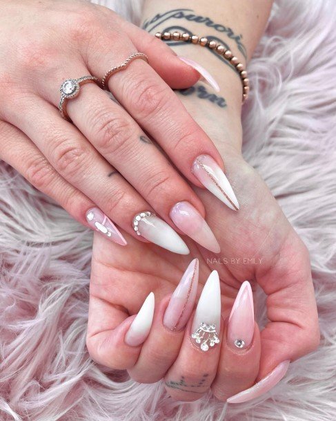 Stunning Crown Nail On Lady