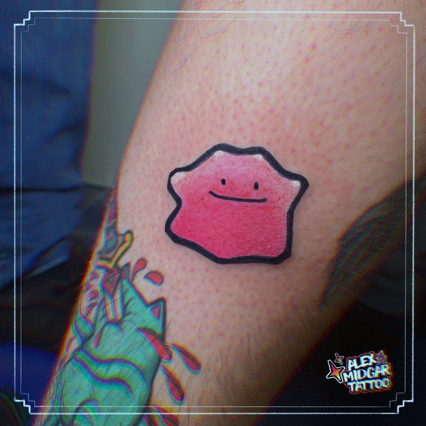 Stunning Ditto Tattoo On Lady