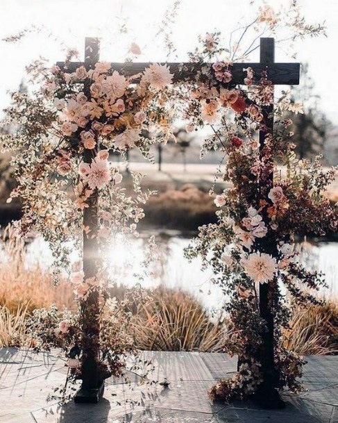 Stunning Floral Arch October Wedding Ideas