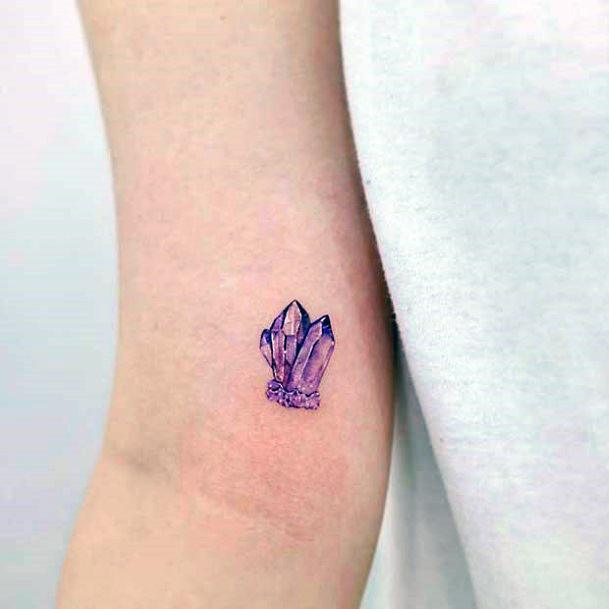 Stunning Girls Amethyst Tattoos