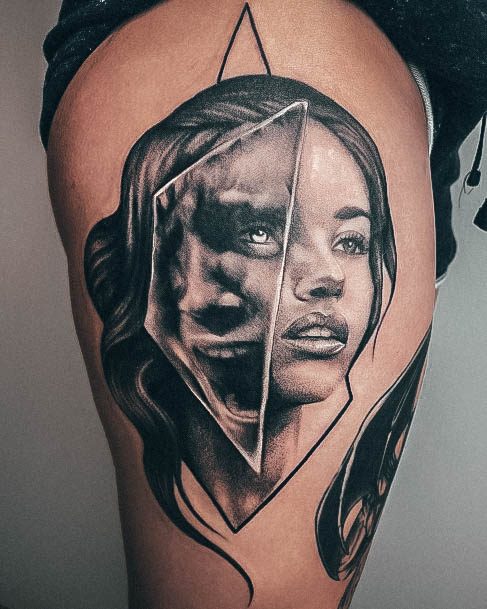 Stunning Girls Anxiety Tattoos