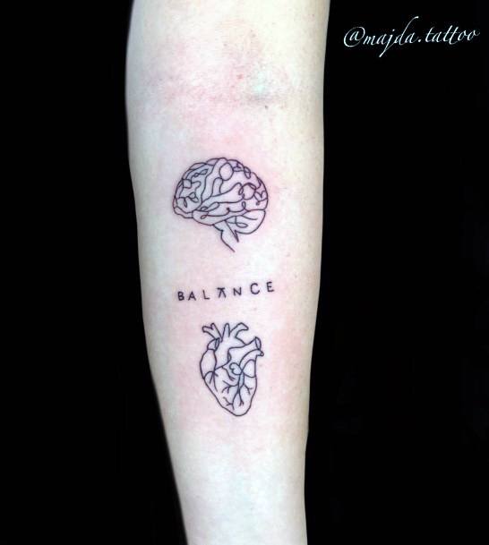 Stunning Girls Balance Tattoos