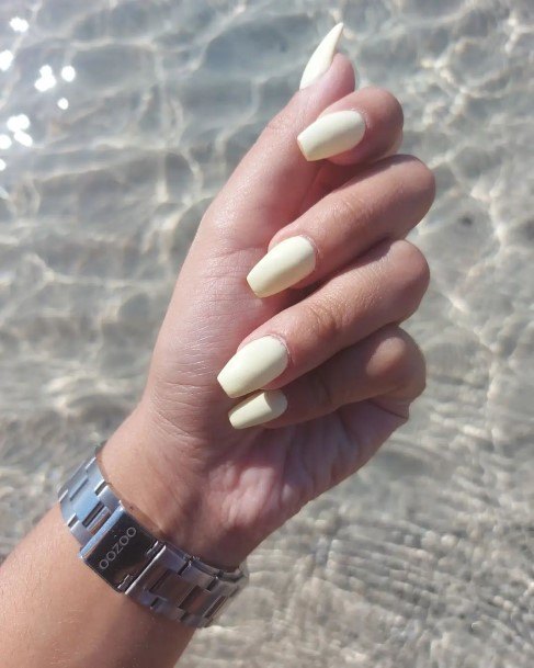 Stunning Girls Banana Nails