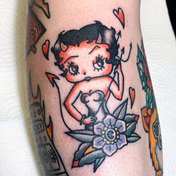 Stunning Girls Betty Bop Tattoos