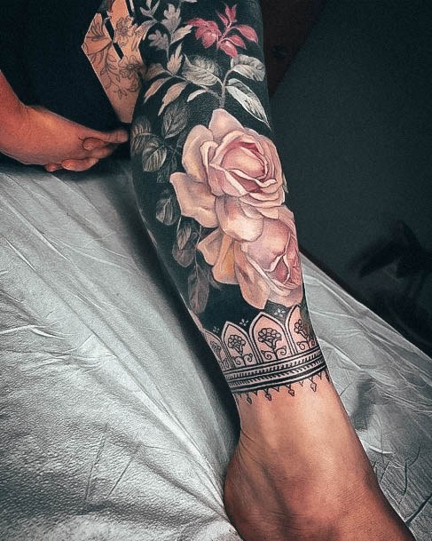 Stunning Girls Blackout Tattoos