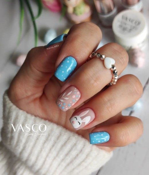 Stunning Girls Bunny Nails