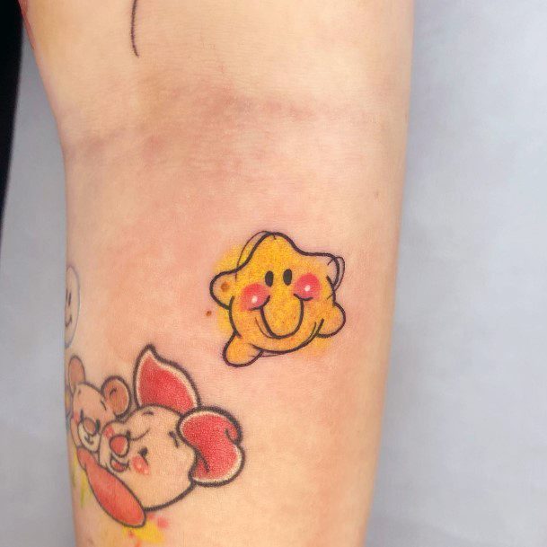 Stunning Girls Carebears Tattoos