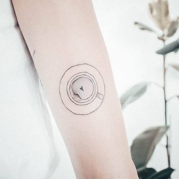 Stunning Girls Coffee Tattoos