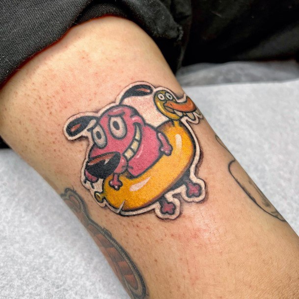 Stunning Girls Courage The Cowardly Dog Tattoos