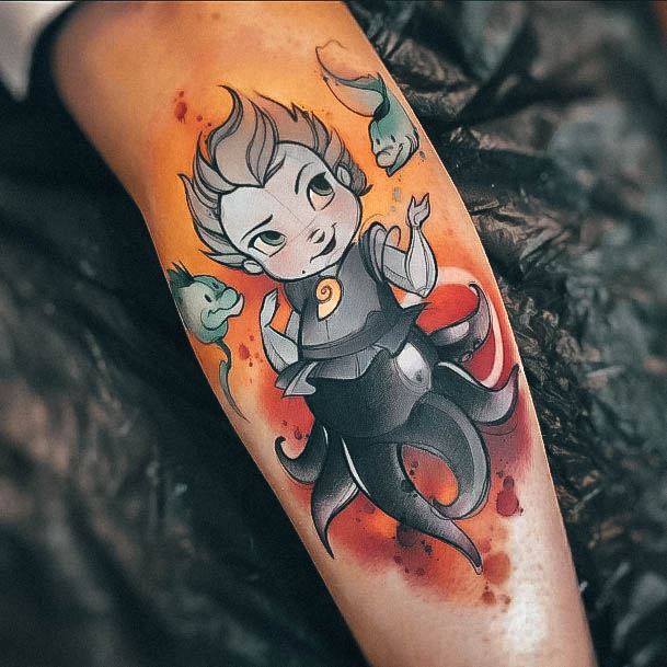 Stunning Girls Disney Tattoos