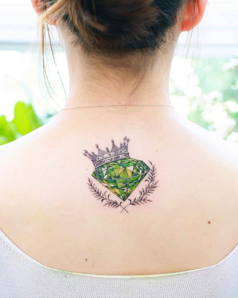 Stunning Girls Emerald Tattoos