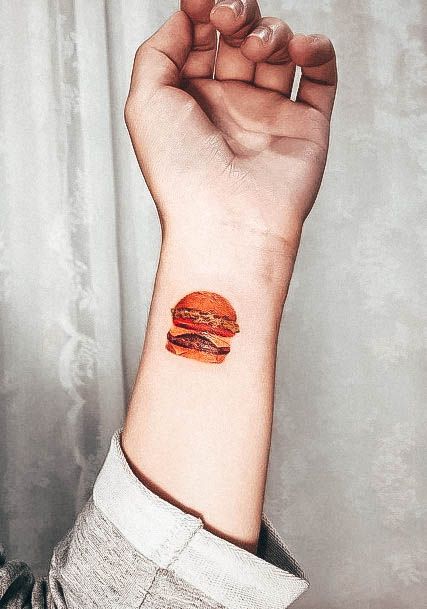 Stunning Girls Food Tattoos