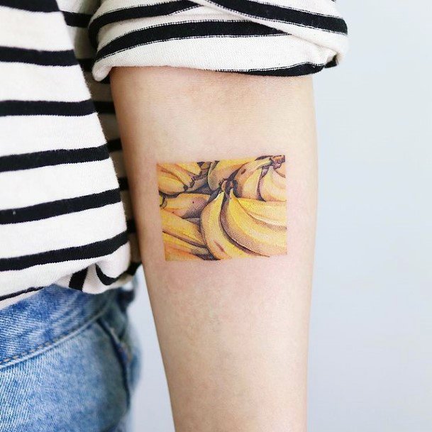 Stunning Girls Fruit Tattoos