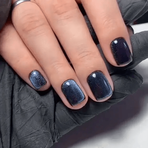 Stunning Girls Galaxy Nails