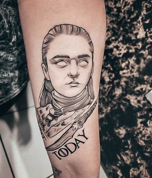 Stunning Girls Game Of Thrones Tattoos