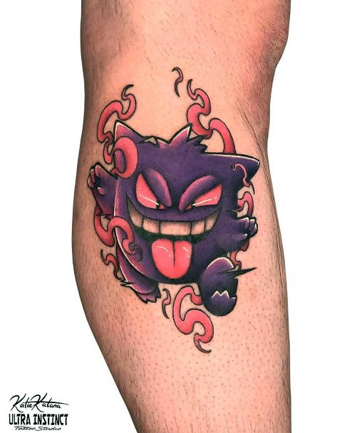 Stunning Girls Gengar Tattoos