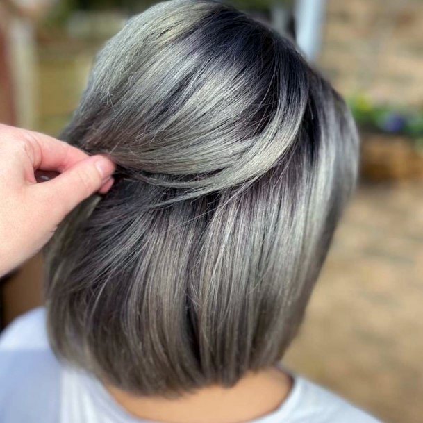 Stunning Girls Grey Ombre Hairstyless