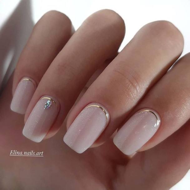 Stunning Girls Ivory Nails