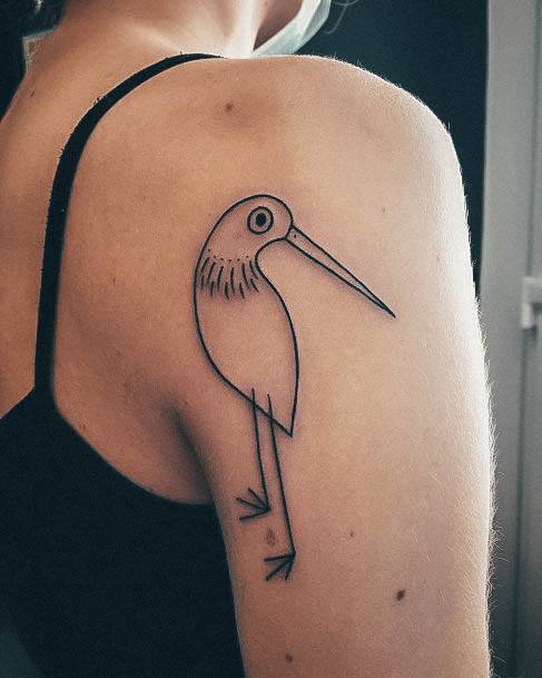 Stunning Girls Kiwi Bird Tattoos