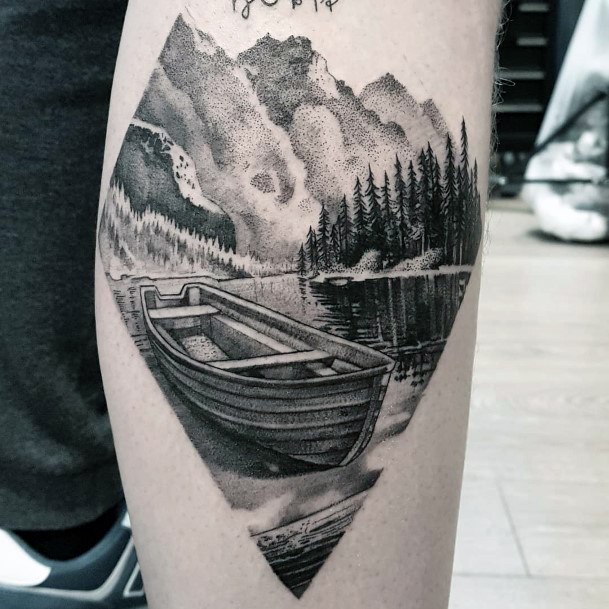 Stunning Girls Lake Tattoos