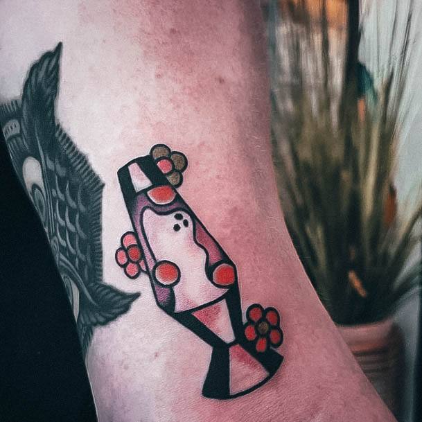 Stunning Girls Lava Lamp Tattoos