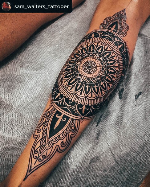 Stunning Girls Leg Sleeve Tattoos