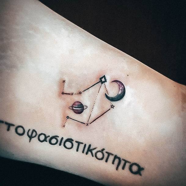 Stunning Girls Libra Tattoos