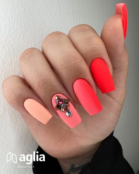 Stunning Girls Matte Nails