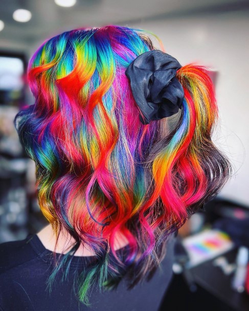 Stunning Girls Neon Hairstyless