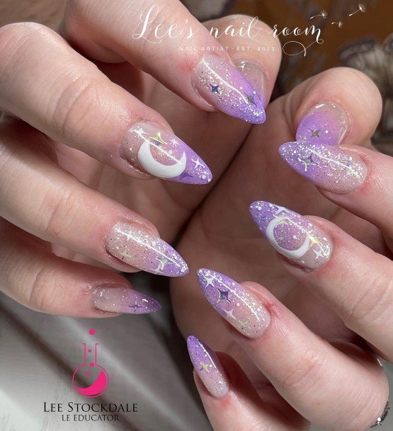 Stunning Girls New Moon Nails