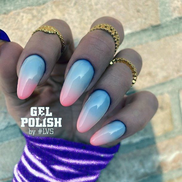 Stunning Girls Ombre Summer Nails